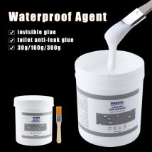 Unsichtbares wasserdichtes Mittel, transparente Dichtungsbeschichtung, 30/100/300 g, auslaufsicherer Kleber, starkes Dichtmittel, Toilettenreparaturwerkzeuge