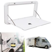 HWHongRV Premium-Aluminiumlegierung, faltbarer Wohnmobil-Picknicktisch, 23,4 x 40,6 cm, an der Wand montiertes, abschließbares Kit, Wohnmobil, Wohnmobile, Zubehör