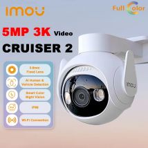 IMOU Cruiser 2 5MP wi-fi telecamera di sicurezza esterna AI Smart Tracking rilevamento di veicoli umani visione notturna IP66 conversazione bidirezionale