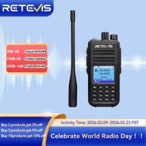 Retevis RT3S Walkie Talkie DMR Radio dalekiego zasięgu Walkie Talkie Camping Ham Radio UHF VHF GPS AES256 Szyfrowanie Cyfrowe Przenośne
