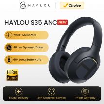 HAYLOU S35 ANC bezprzewodowe słuchawki Bluetooth 5.2 42dB nauszne zestawy słuchawkowe z redukcją