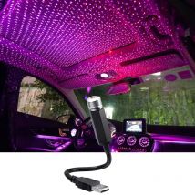 Lampa LED Starry Sky Samochodowa laserowa lampa dachowa 5V Zasilana przez USB Galaxy Star Atmosphere Light Lampa projektorowa do wystroju sufitu pokoju