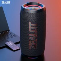 ZEALOT-S76 50 W tragbarer Bluetooth-Lautsprecher, kabellos, wasserdicht, für den Außenbereich, IPX6, Stereo-Bass-Musik-Track-Lautsprecher, Soundbox