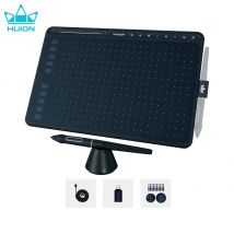Tavoletta grafica HUION HS611 Tavoletta grafica da 10x6 pollici 3 colori con 18 tasti Express Musica Touch Bar Penna digitale senza batteria