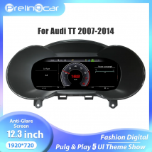 Cruscotto digitale per auto Prelingcar da 10.25 ''per Audi TT 2008-2015 anni tachimetro per pannello Lcd per auto Cockpit virtuale