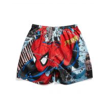New Marvel Spider-Man City Swing Retro Shorts Kid/Adult Sports Shorts Men Women Christmas Family Party Gifts Basketball Shorts