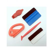 Car Wrap Tools Set Rubber Squeegee Scraper Sticker Window Film Tint Glass Film Application Vinyl Wrapping Tools Kit
