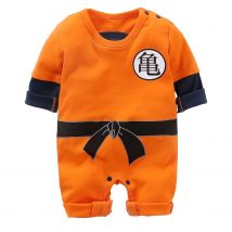IURNXB neonato Anime pagliaccetto cotone manica lunga vestito di un pezzo infantile GUI stampa Costume Cosplay vestiti della tuta 0-24M