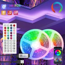 Kolorowa taśma LED RGB 5050 Bluetooth Taśma dekoracyjna do pokoju LED 10m 15m 20m 30m PC TV