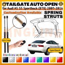 Menge (2) Kofferraumstreben mit Feder für Audi A5 S5 Sportback (8T8) 2007–2016 8T8827552 Heckklappenlift unterstützt Stoßdämpfer