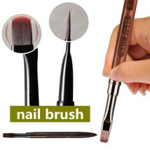 6 stil Sandelholz Griff Nagel Zeichnung Pinsel Für Maniküre Malerei Gradienten UV GEL Verlängerung Builder Zeichnung Stift