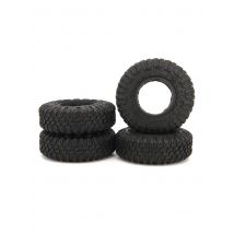 4PCS 1.55 inch 85*28mm RC Crawler Car Soft Rubber Wheel Tire Tyre for 1/10 Climbing Tamiya CC01 LC70 MST JIMNY Axial D90 TF2
