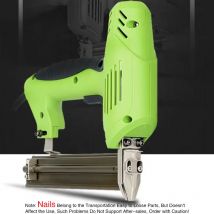 Pistola de clavos eléctrica de 220V, grapadora de clavos, grapadora, herramientas de carpintería, grapadora de muebles, tacker de marco, herramienta de mano DIY