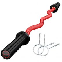 48 Zoll Super Curl Barbell EZ Curl Bar 500LB Kapazität rutschfeste Langhantelstangen für Bizeps- und Armtrainings Home Gym Gewichtheben