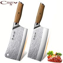 1/2 stücke zu Hause Küchenmesser High-End Palisander Griff Hammer Knochen messer neuer Koch mit Edelstahl Fleisch-Obst und Gemüse