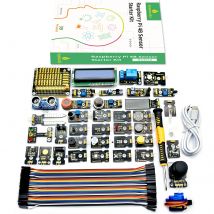 Keyes tudio Himbeer Pi Kit Sensor Modul Starter Kit für Himbeer Pi 4b Python & C Sprache & Java Programmierung DIY Electronic Kit