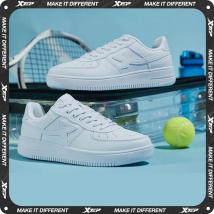 Xtep Donna Uomo Scarpe da skateboard Antiscivolo Casual Bianco Coppia Scarpe da ginnastica da skate Uomo Donna Scarpe di marca di lusso 881219319851