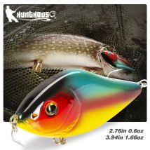 Hunthouse VIB Fishing Lure Jerkbait Pencil Crankbait 70mm/17g 100mm/47g Wolno tonący haczyk VMC
