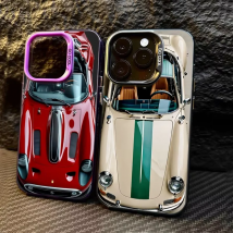 Retro Sports Car Phone Case For iPhone 17 Air 16 e 15 14 13 12 11 Pro Max Plus Mini SE 2020 2022 Shockproof
