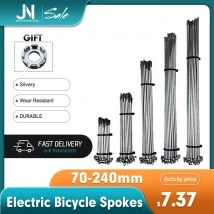 Electric bicycle Spokes and Nuts Silver Steel Diameter 2.56mm Ebike Hub Motor Wheel 12G Mountain road Ebike Conversion Parts