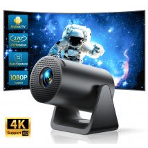 Wimius L1 Mini Proiettore 1080P Supporto 300 ANSI Android 11 Wifi Proiettore Bluetooth Auto Keystone Proiettore domestico portatile