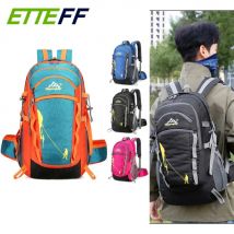 1 Stück 40 l leichter Wanderrucksack aus wasserdichtem Nylon, 40 l Reiserucksack für Männer und Frauen, Trekking-Camping-Tasche mit Regenschutz