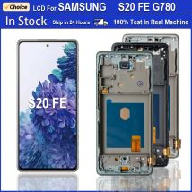 Super AMOLED LCD Display For Samsung S20 FE LCD Screen Touch Digitizer Assembly For Galaxy S20 FE 5G LCD G870 G781 S20 Lite LCD