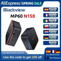 Blackview-Mini PC MP60, Windows 11, Intel N150, 16GB, 512GB, SSD, 4K, HD, Doble HDMI, Doble banda, 2,4G, estreno mundial