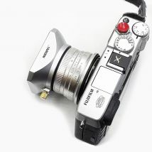 Silberne universelle quadratische Gegenlicht blende für dslr spiegellose Kameraobjektiv-Camcorder dv