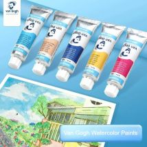 TALENS VAN GOGH Aquarellfarben, röhrenförmig, 10 ml, Aluminiumrohrfarben, Aquarell-Set, glatte Paste, lebendige Farben zum Malen