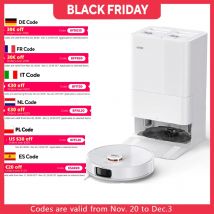 JONR Robot Aspirapolvere P20 Pro Edizione internazionale Lavare Aspirazione Salviette per asciugare Pulizia automatica Raccolta polvere Drenaggio Acqua