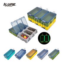 3 Stück Angel zubehör Box Mini Kunststoff Aufbewahrung sbox Haken Behälter Köder Fächer Veranstalter Karpfen Werkzeug koffer mit leuchtenden