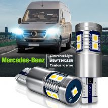 2 stücke LED Parkplatz Licht Lampe W5W T10 Canbus Für Mercedes Benz Sprinter B901 B902 B906 B907 B910 B903 B904 b905 B909 Vito W638