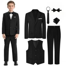 Anzüge für Jungen, Kinder, Hochzeit, Ostern, Kirche, Smoking, Teenager, Schule, Auftritt, Klavier-Outfit-Set, Kinder, Geburtstag, formelle Kleidung