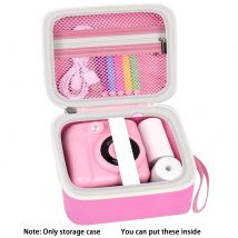 Estuche para Cámara de Impresión Instantánea para Niños (SOLO ESTUCHE) |   Bolsa de almacenamiento rígida para cámaras digitales de niños pequeños, organizador de viaje a prueba de golpes para