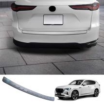 Stainless Steel Accessories For Mazda CX-60 CX60 Trunk Trim Styling Auto 2022-2024 Car Protector Rear Bumper Door Sill Stickers