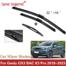 Für geely gx3 bac x3 pro 2018 ~ 2023 vordere hintere wischer blätter set reinigung fenster windschutz scheibe windschutz scheiben bürsten autozubehör