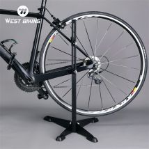 WEST BIKING Supporto da parcheggio per biciclette Supporto da pavimento rimovibile per MTB Supporto multiuso per la manutenzione della bici da strada salvaspazio