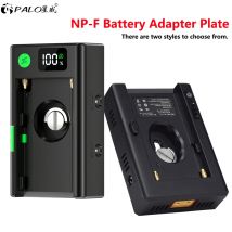 Piastra di montaggio adattatore batteria NP-F con ingresso USB-C di ricarica per Sony NP-F980 F970 F960 F770 F750 F570 F550 Accessori per fotocamera fai da te