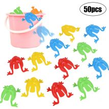10-50 pezzi rana che salta rimbalzo giocattolo agitarsi antistress alleviare i bambini festa di compleanno favori goodie pinata riempitivo gioco di famiglia di Natale