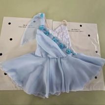 Vestito da balletto professionale in chiffon per bambini Vestito da ballerina per ragazze Costume da ballo per bambini Vestiti per gonna da balletto