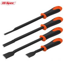 Hi-Spec 4pcs Flat Chisel Set Universal Cleaning Blade Scraper Knife Chrome Vanadium Alloy For Household Floors/Wall/Equipment