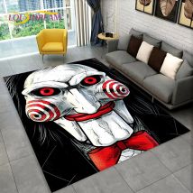 Horrorfilm Charakter Chucky sah Cartoon Bereich Teppich, Teppich Teppich für Wohnzimmer Schlafzimmer Sofa Fuß matte Dekoration rutsch feste Boden matte
