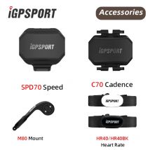 IGPSPORT IGS Sensor de velocidad Sensor de cadencia HR40 Sensor de corazón S80 SPD70 CAD70 soporte de Sensor de ordenador accesorios de bicicleta