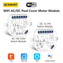 Tuya Smart Life WiFi Copertura per piscina Modulo controller interruttore motore Controllo vocale compatibile AC e DC tramite Google Home Alexa