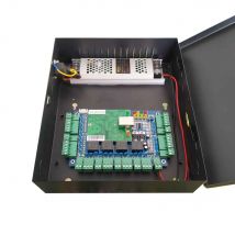 TCP/IP Four Door Access Control Kit 10A Big Power Access Board For Access System / Time Attendance Support RFID QR Reader Sn:L04