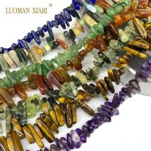 Großhandel Unregelmäßige Naturstein Perlen Achate Amethysten Tigerauge Kristall DIY für Schmuck Machen Halskette Armband Zubehör