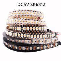 DC5V SK6812 RGBW (simile WS2812B) 4 in 1 30/60/144 LED/pixel/m Striscia LED indirizzabile individuale 1-5M IP30/IP65/IP67