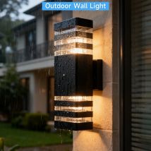 LED Outdoor Waterproof Wall Light Equipped With Sensing Device Decor Socket External Stairs GU10 Base AC85V-265V Wall Lighting