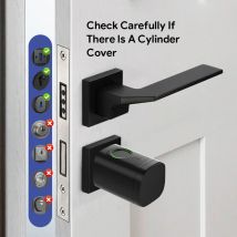 Neue einstellbare 5 Entriegelungsmethoden TUYA TTLock APP Fingerabdruck-Passwort Digitales RFID-Kartenzylinder Intelligentes Türschloss für Home Hotel